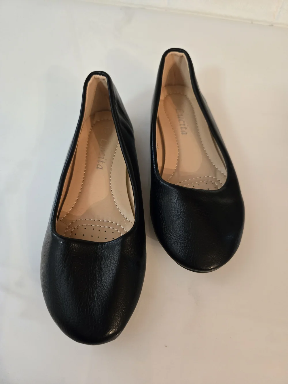Classic Black Girl SIZE 12 Lucita Ballet Flats - Comfortable Everyday Style